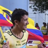 Richard Carapaz ne disputera pas la course en ligne des Mondiaux KEYSTONE/AP/Paul White